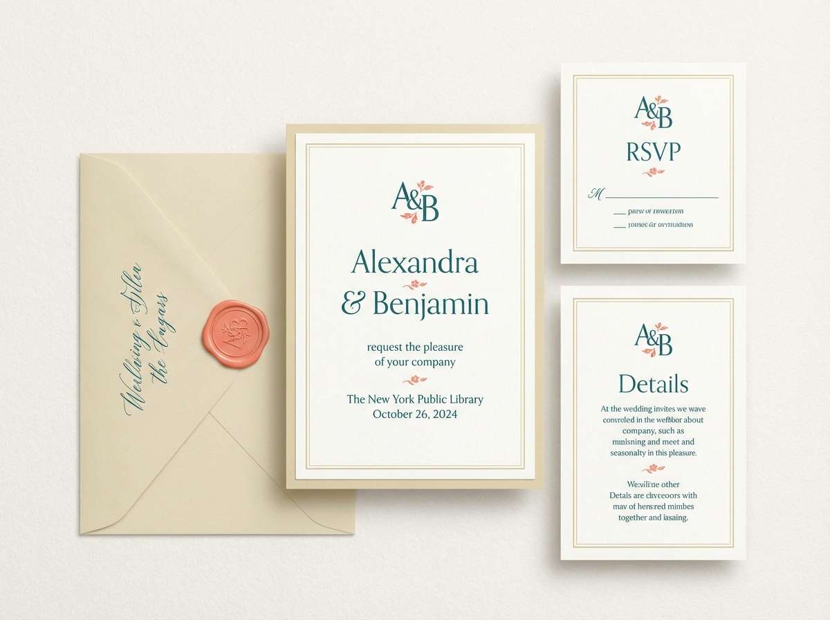 wedding invitation suite
