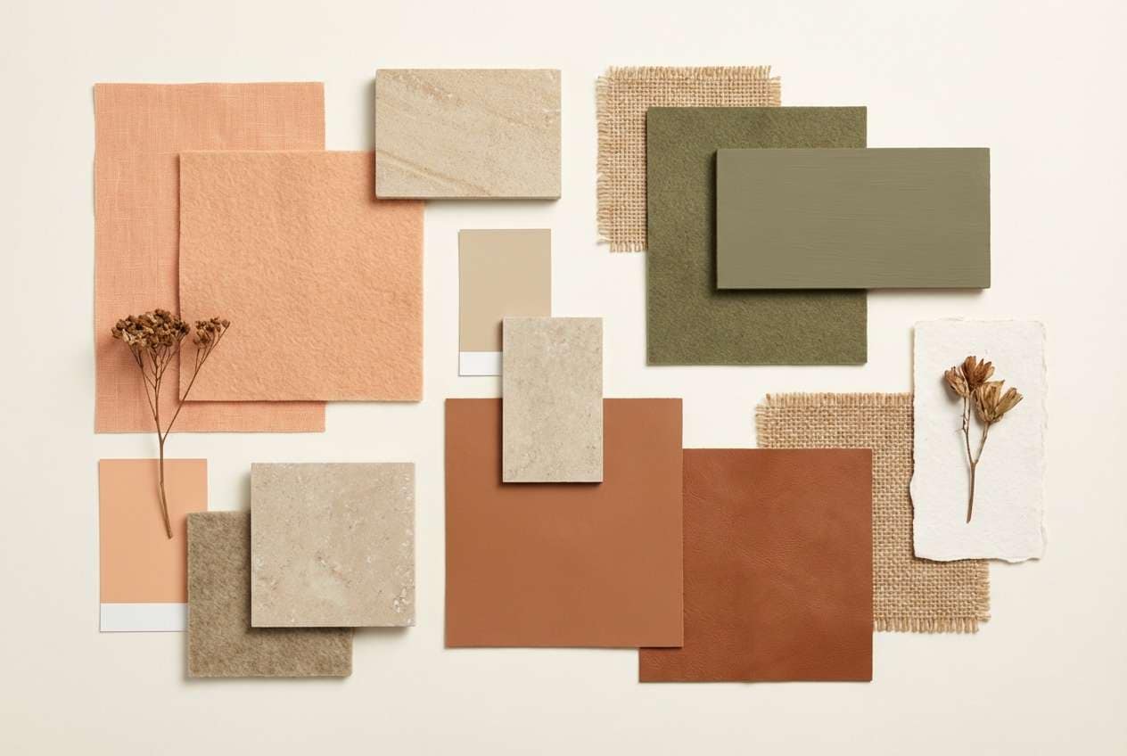 desert inspired mood board