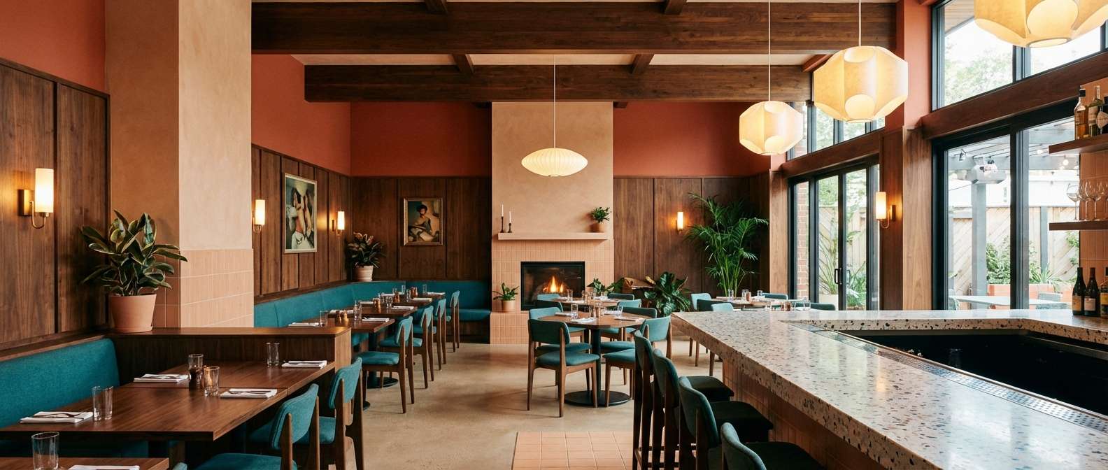 terracotta restaurant interior