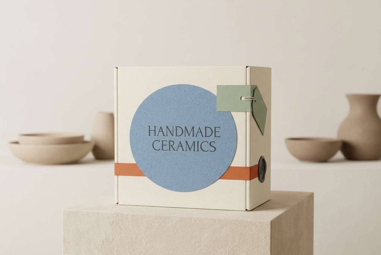 ceramic blue packaging