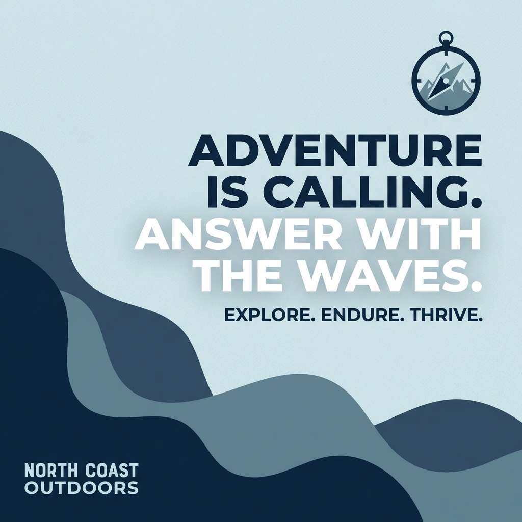 outdoor social post with midnight blue tones