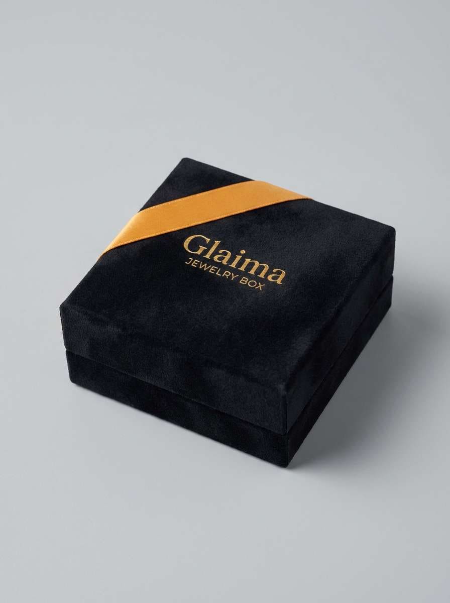 luxury box with golden accent