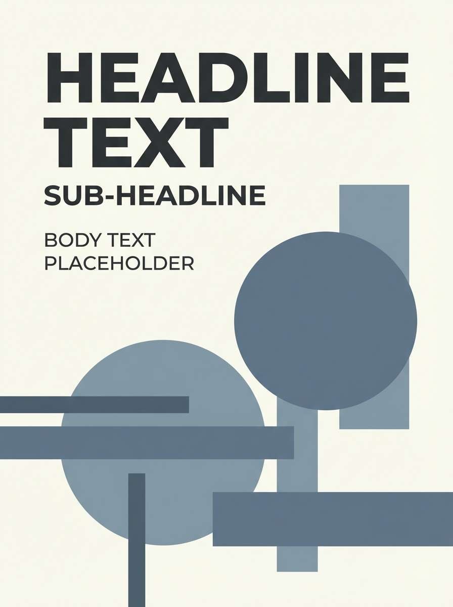 minimal abstract poster