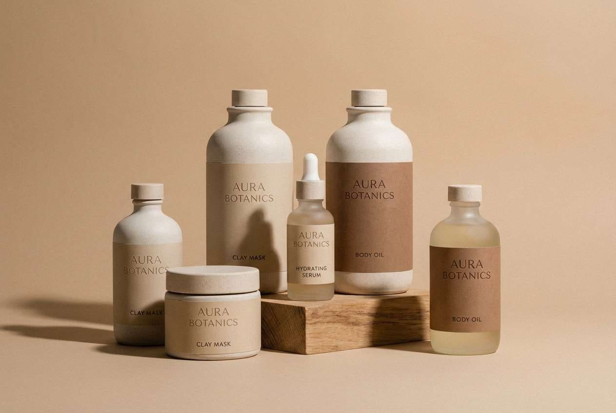 minimal beauty packaging