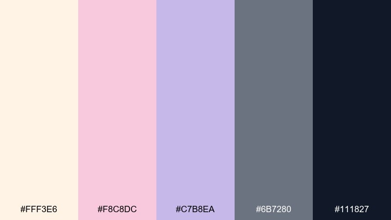 minimal cream feed instagram color palette with hex codes