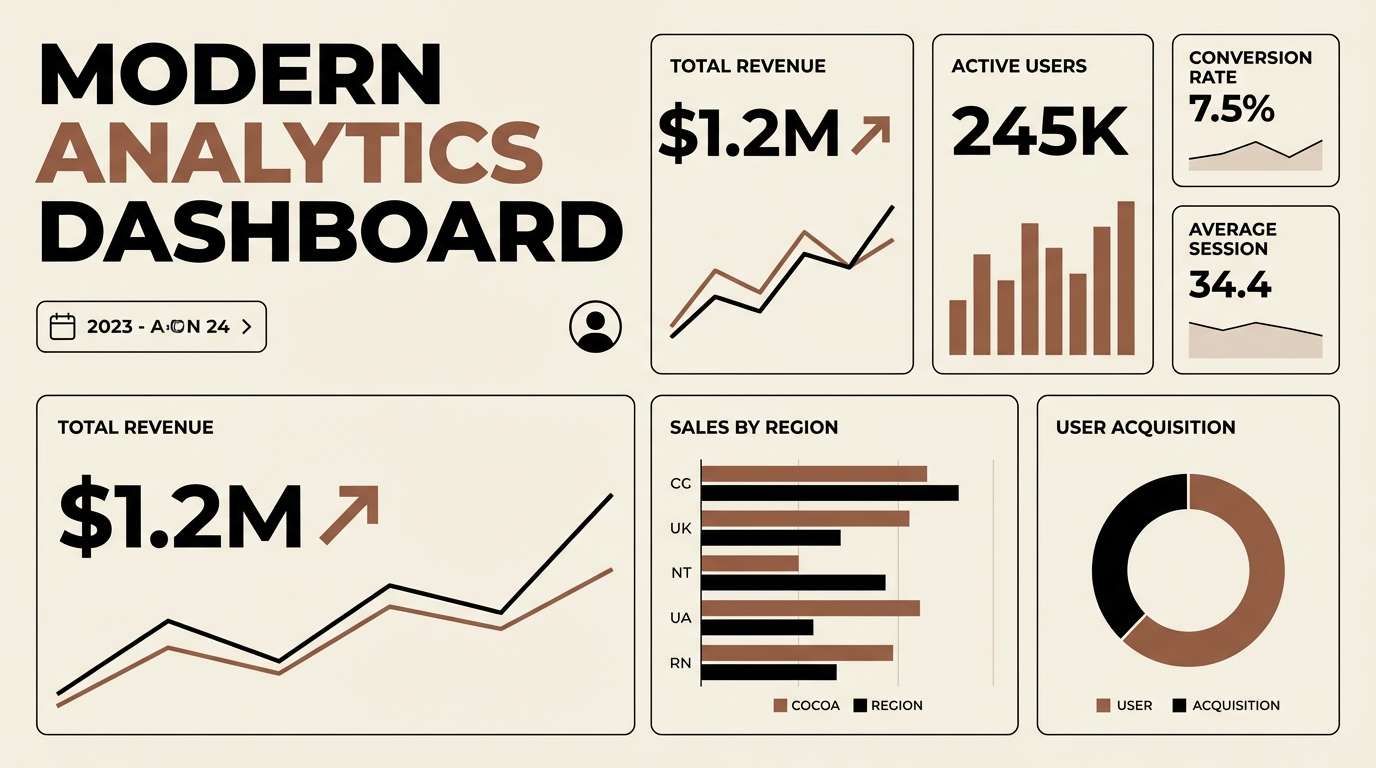 minimal ink cocoa dashboard
