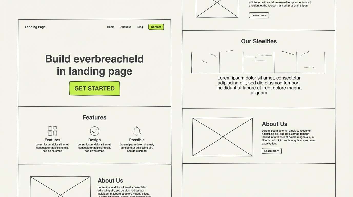minimal ui with lime