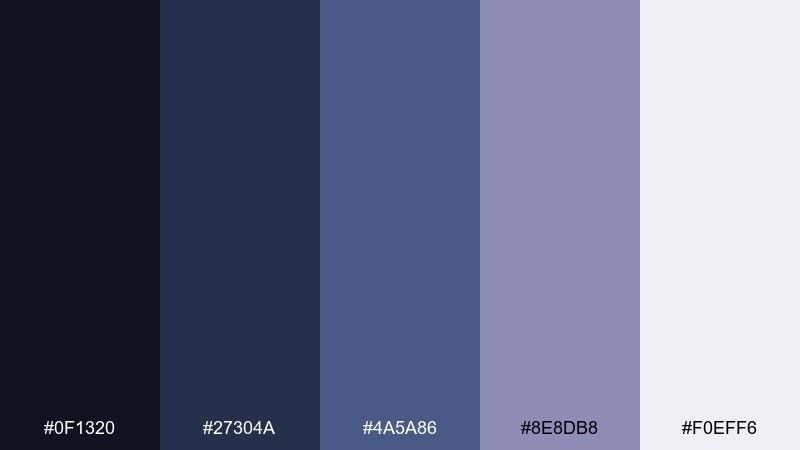 minimal rose tech blue rose color palette with hex codes