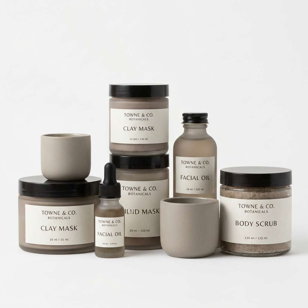 minimal spa packaging