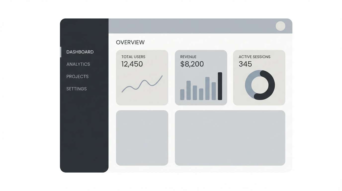 platinum ui dashboard mockup