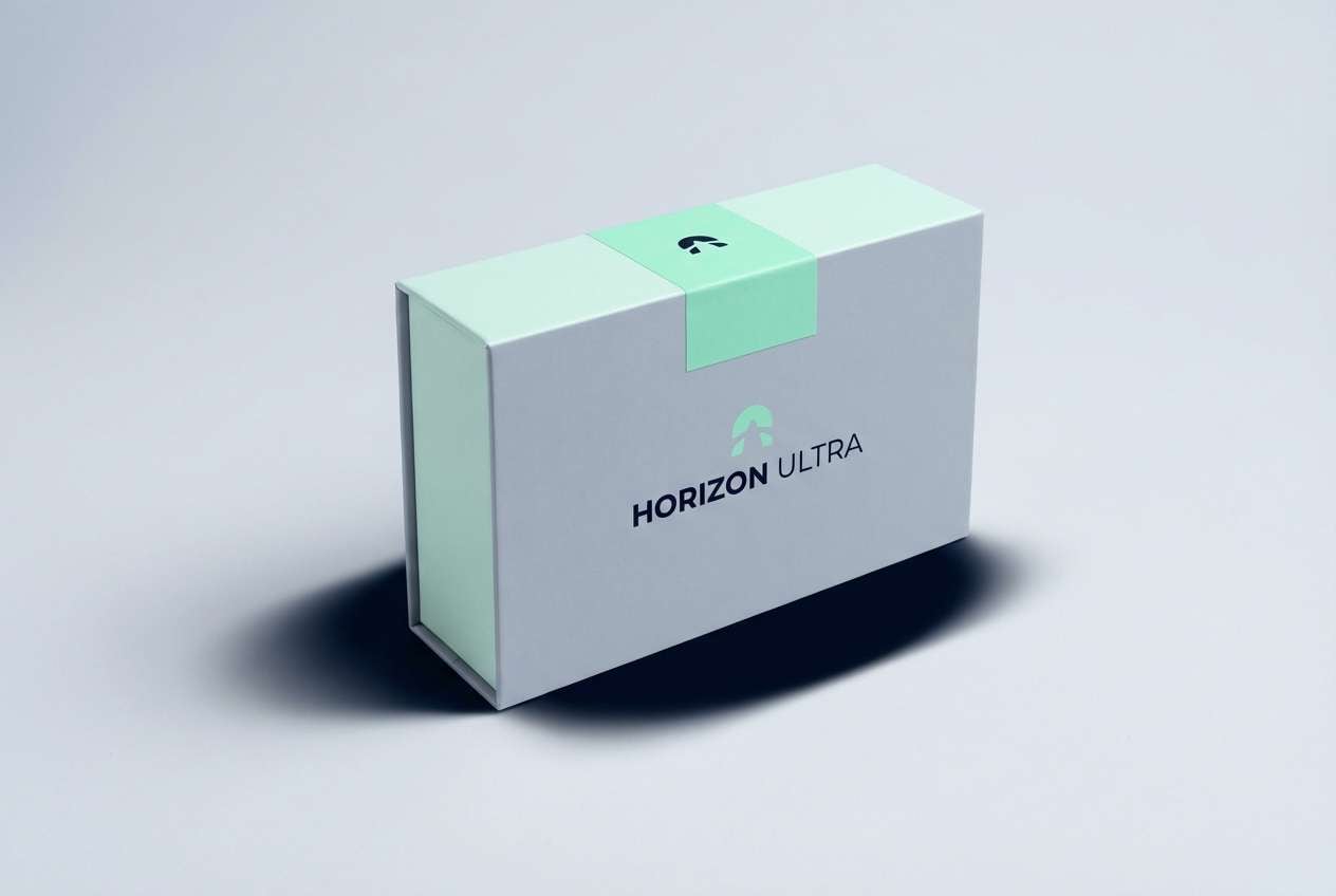 sleek tech box packaging