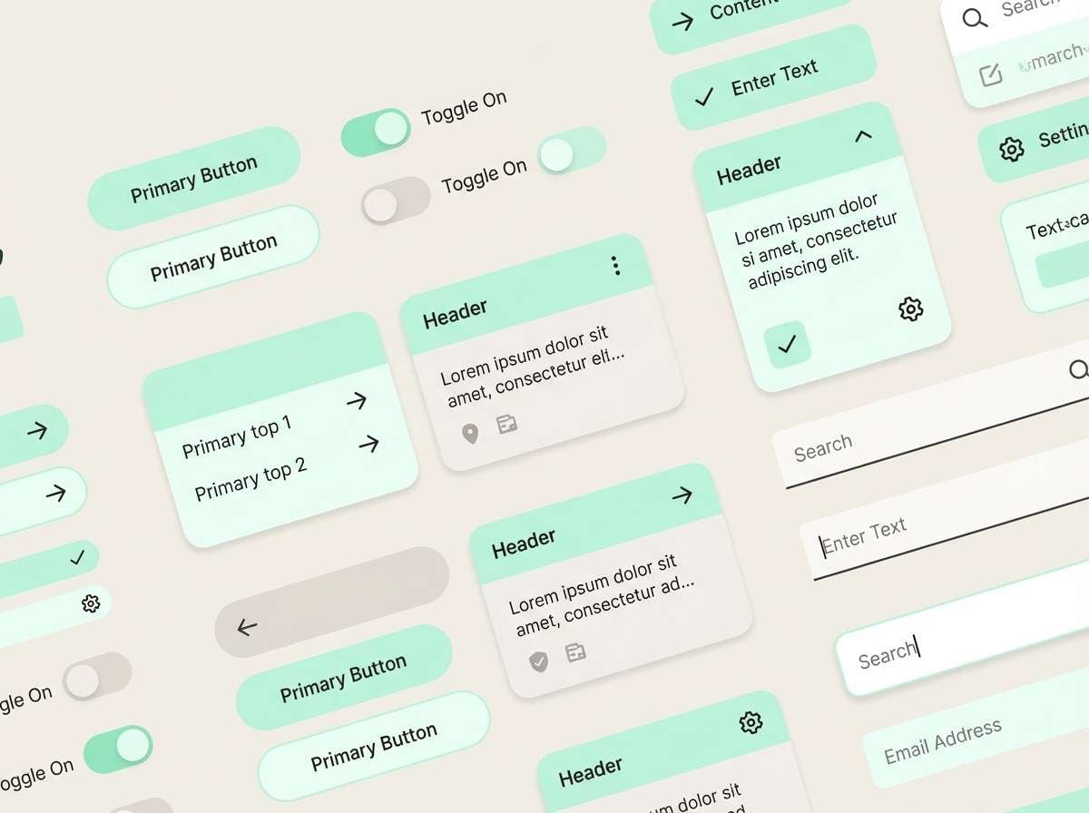 minimal ui kit components