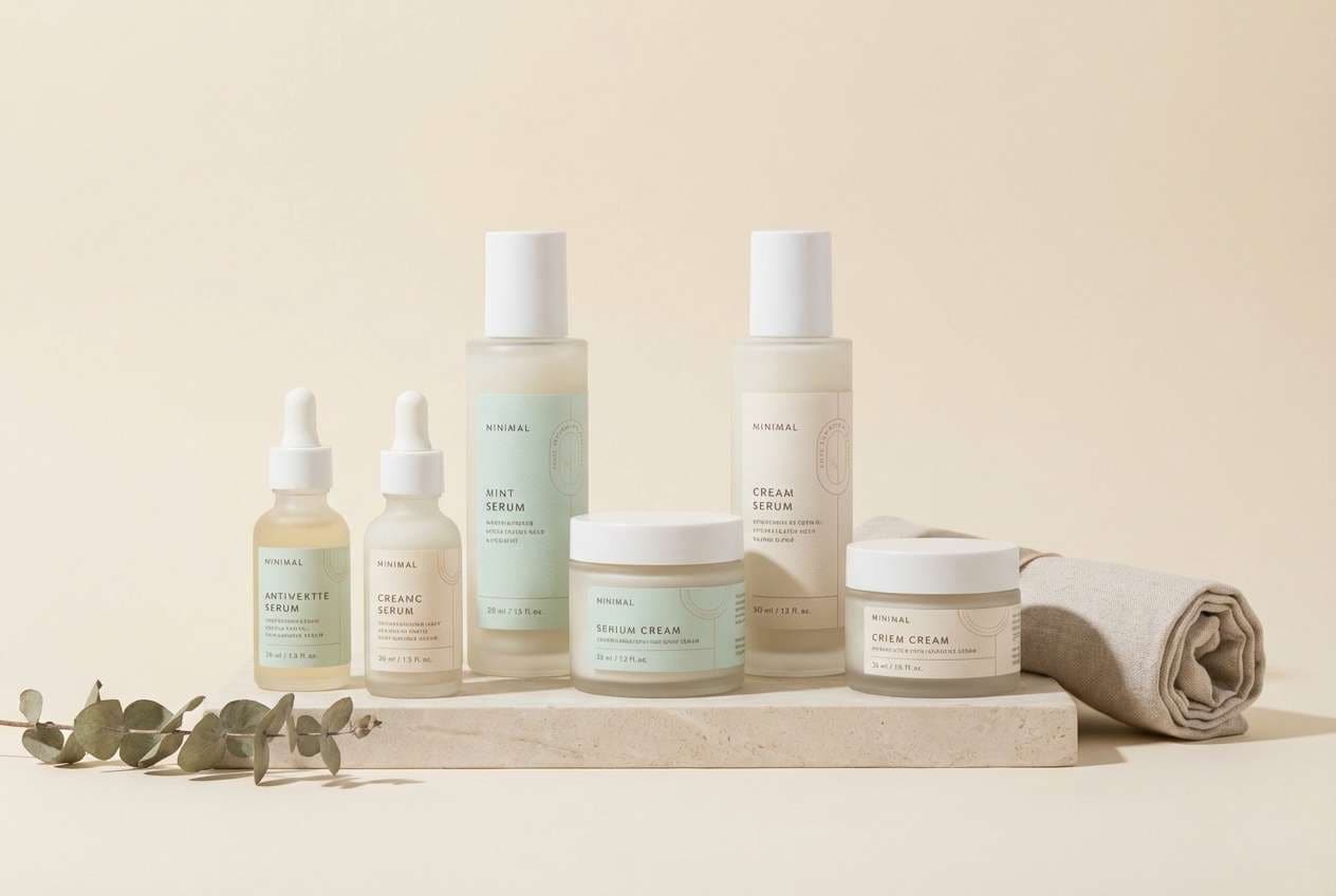 mint cream skincare packaging