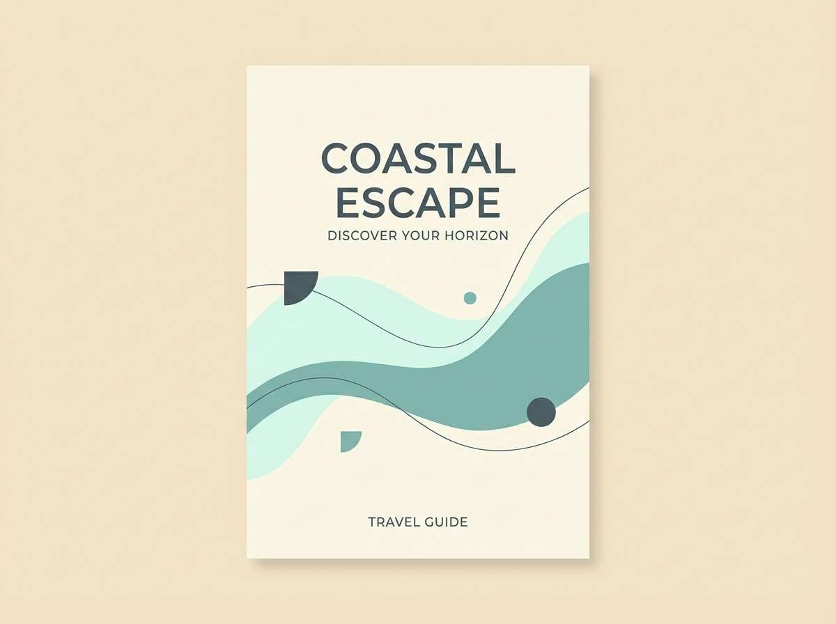 coastal brochure cover in mint