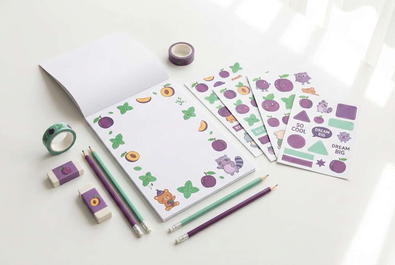 kids stationery product photo