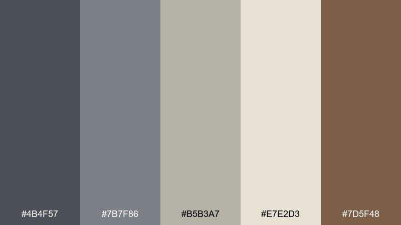 misty morning leaves autumn leaves color palette with hex codes