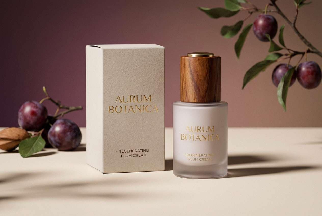 luxury skincare studio ad