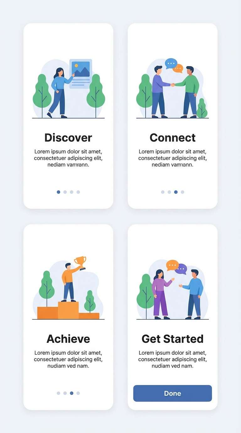 modern ballet onboarding ui