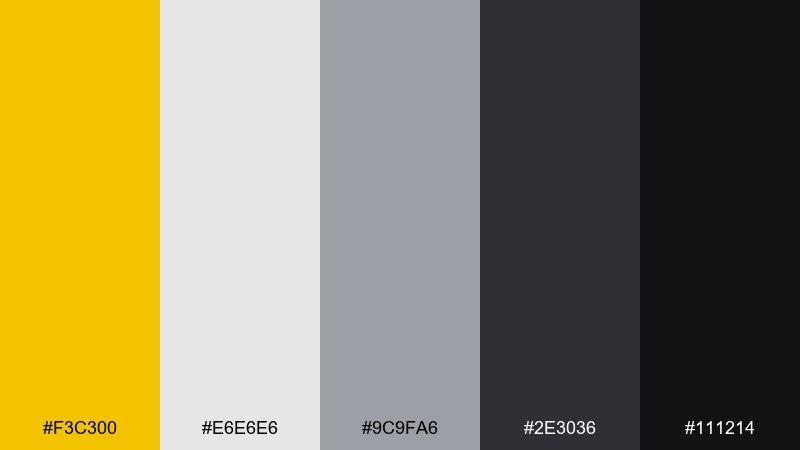 modern bauhaus color palette with hex codes