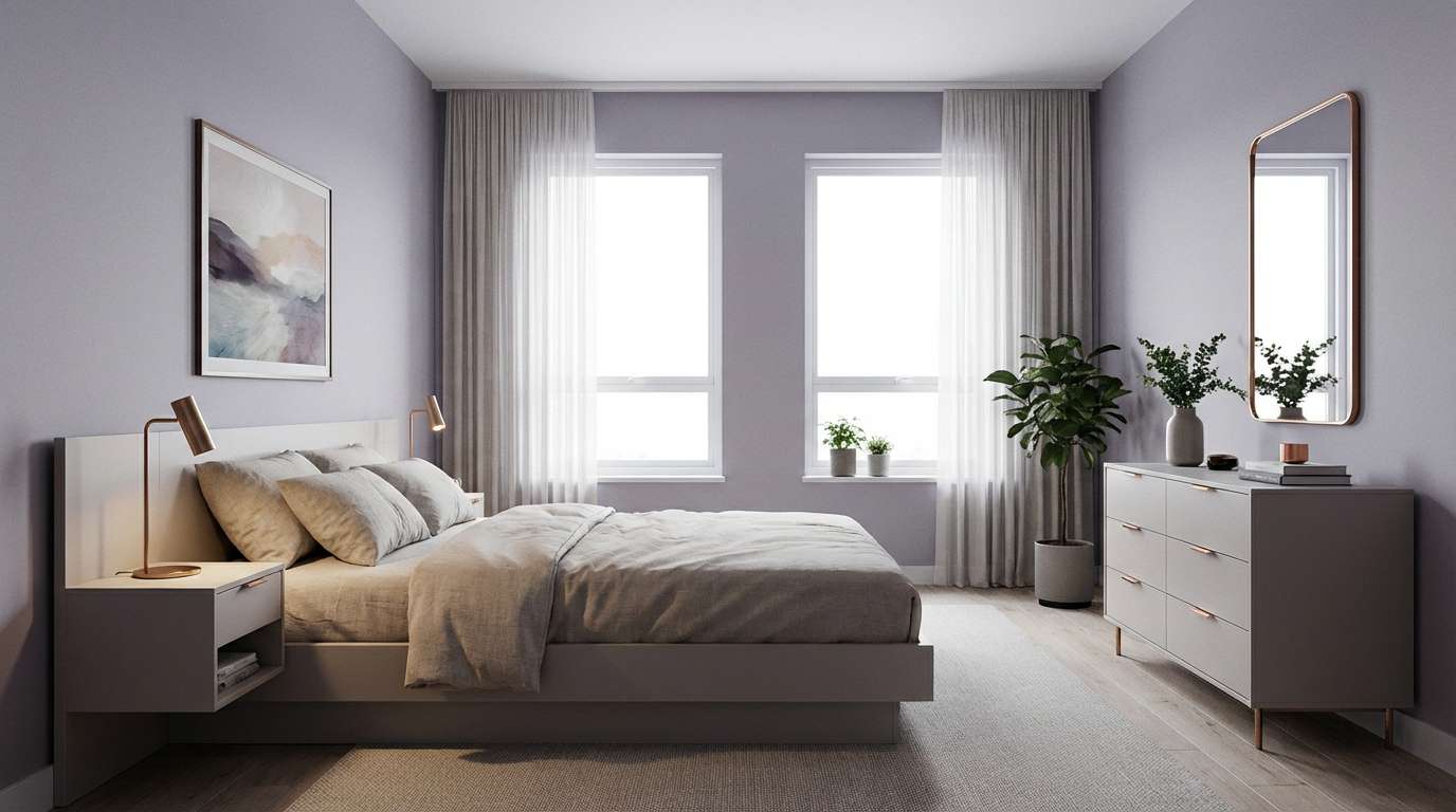 modern bedroom interior