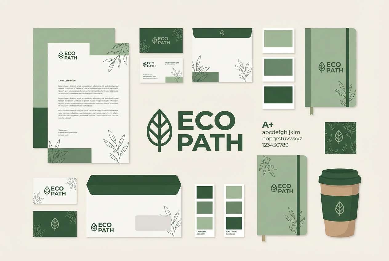 eco brand identity kit