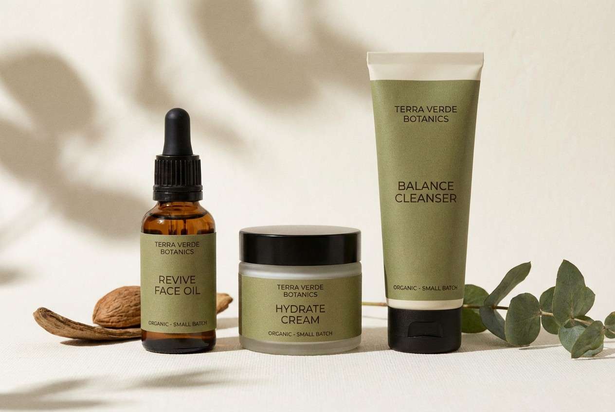 olive skincare packaging