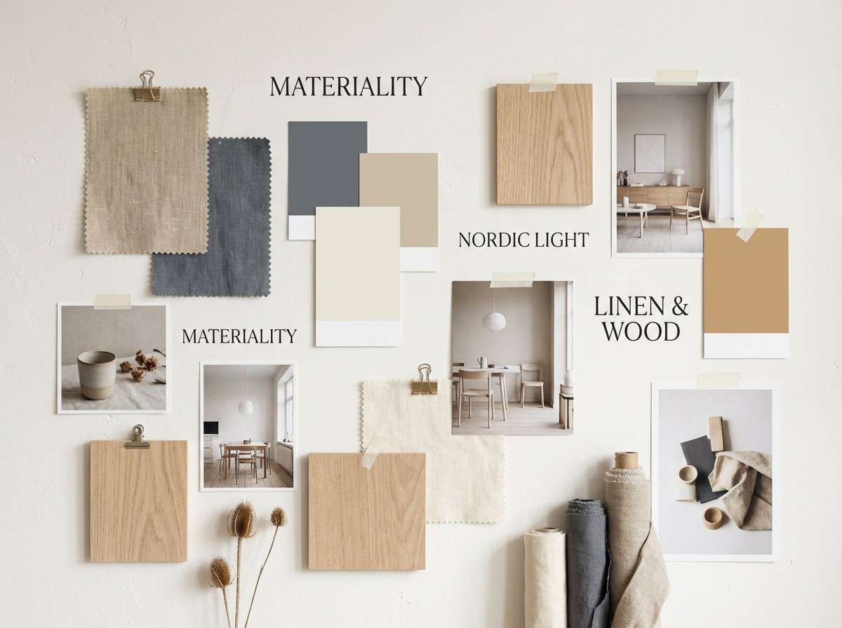 nordic interior mood board