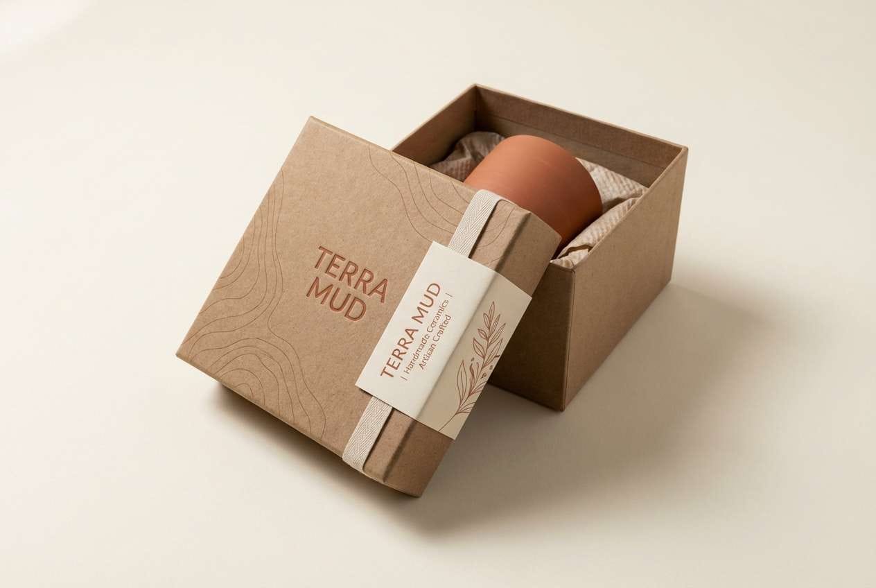 ceramics packaging in clay