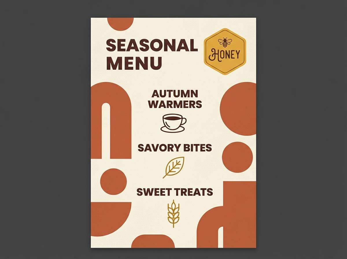 terracotta cafe poster