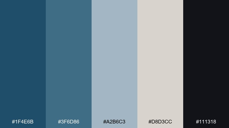 modern denim neutrals denim color palette with hex codes