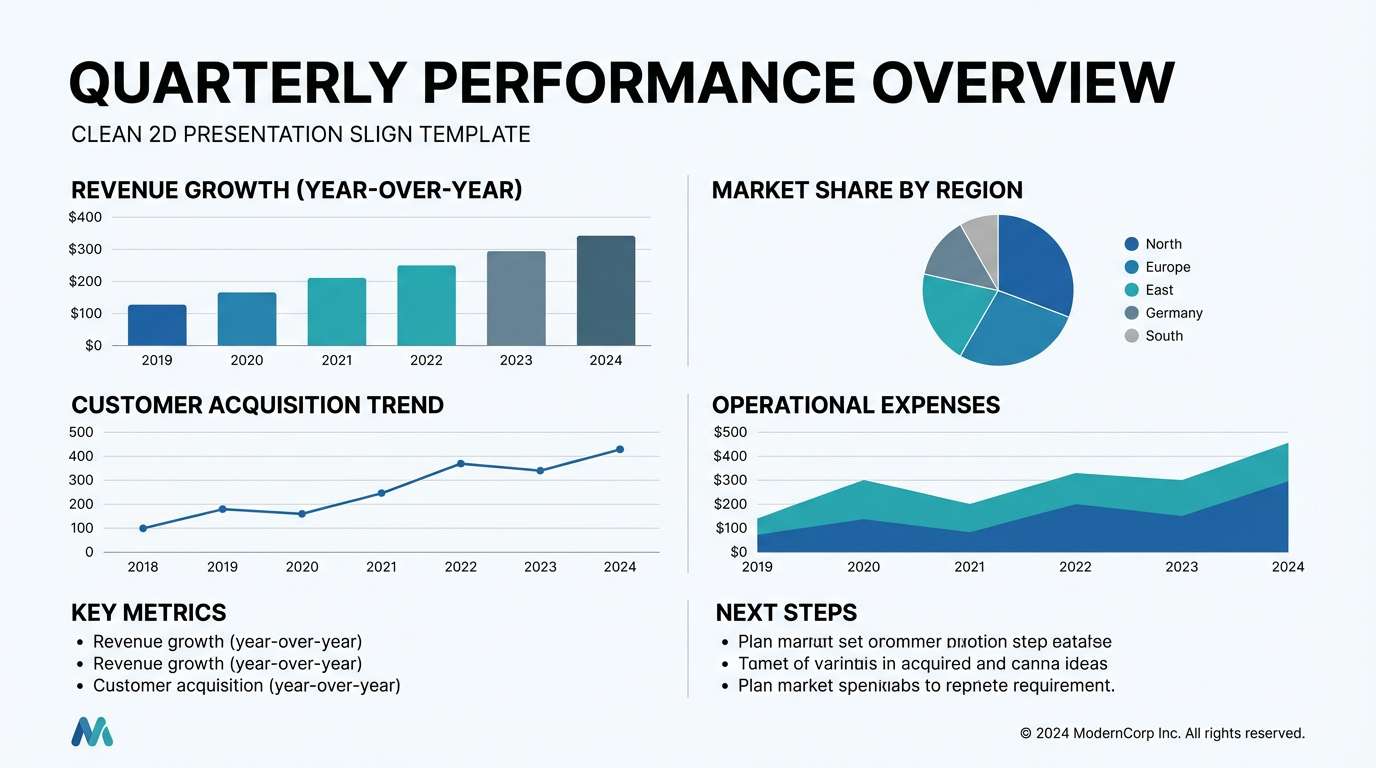 modern pitch deck slide