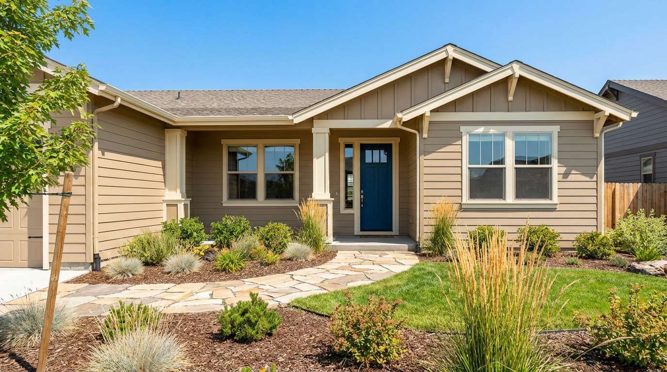 modern ranch exterior