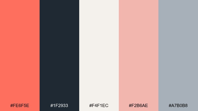 modern saas warmth bittersweet color palette with hex codes
