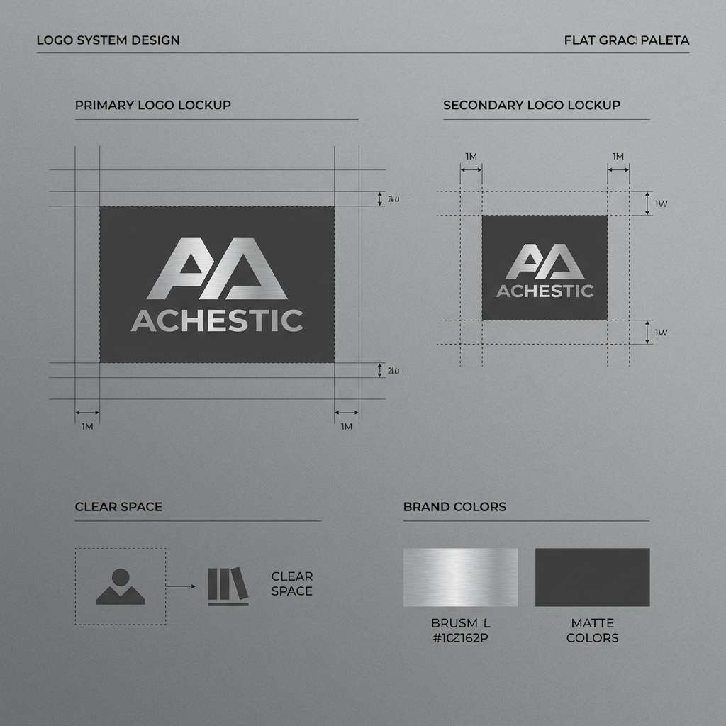 monochrome logo system