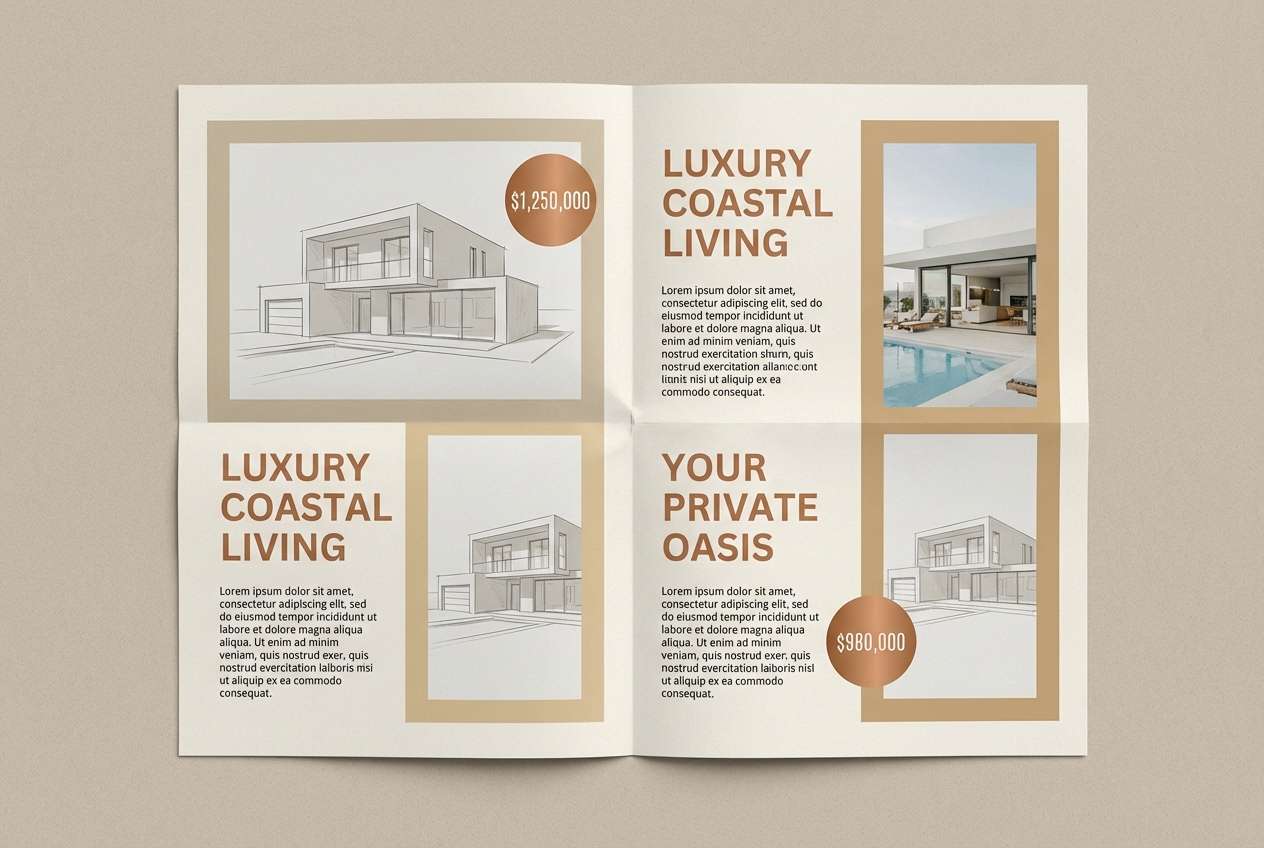 sand real estate brochure