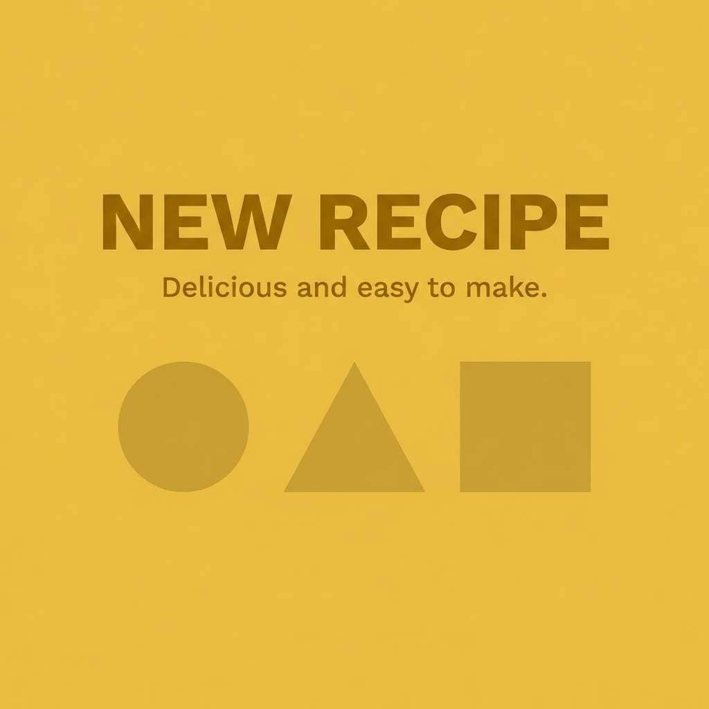 mustard social post template