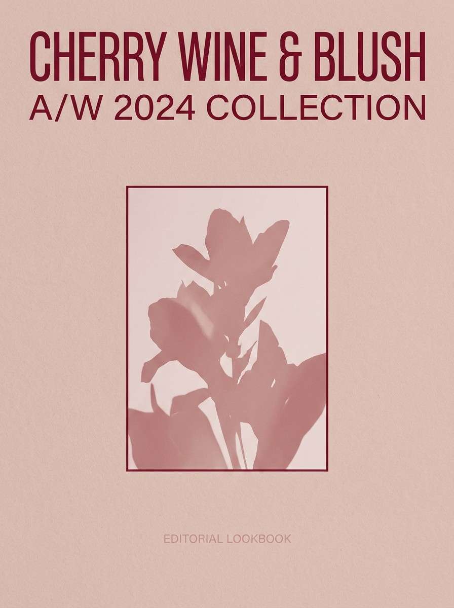 wine fashion lookbook cover