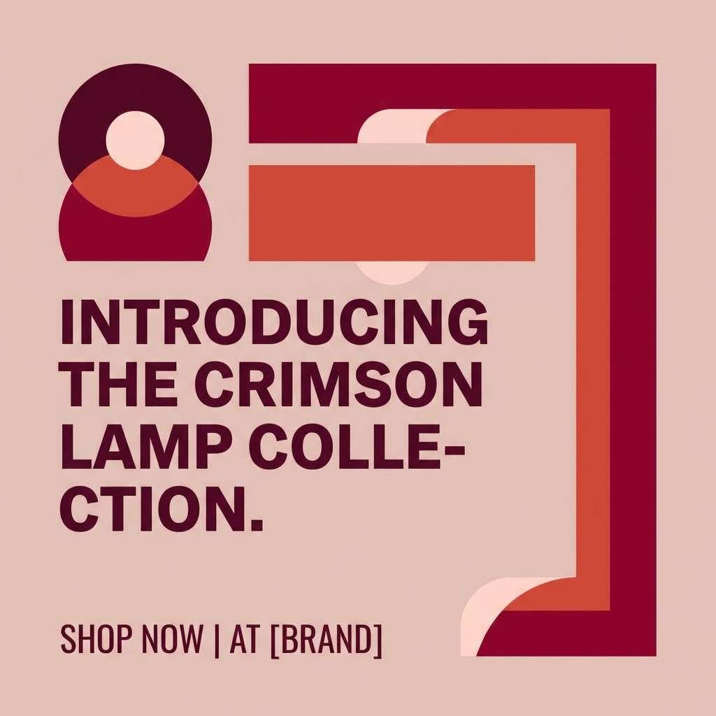 crimson social ad graphic