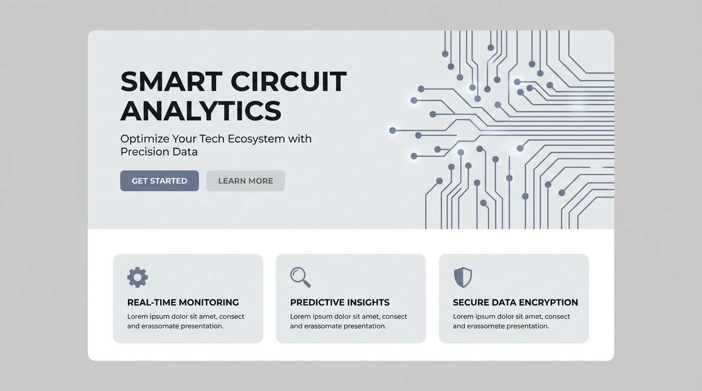 slate tech landing mockup