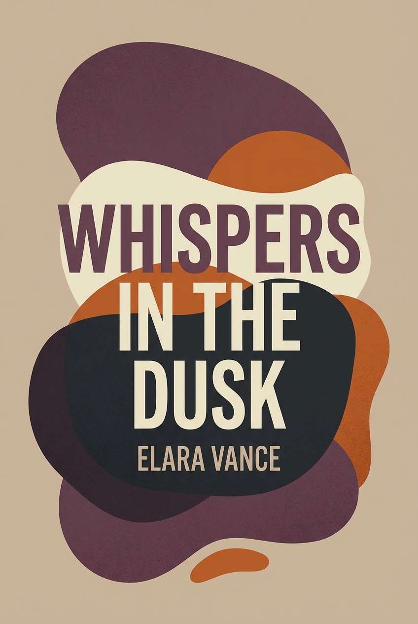 moody book cover in plum