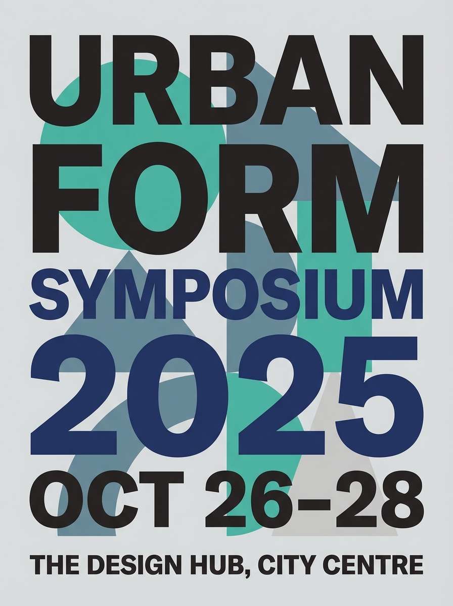 moody poster in teal and slate