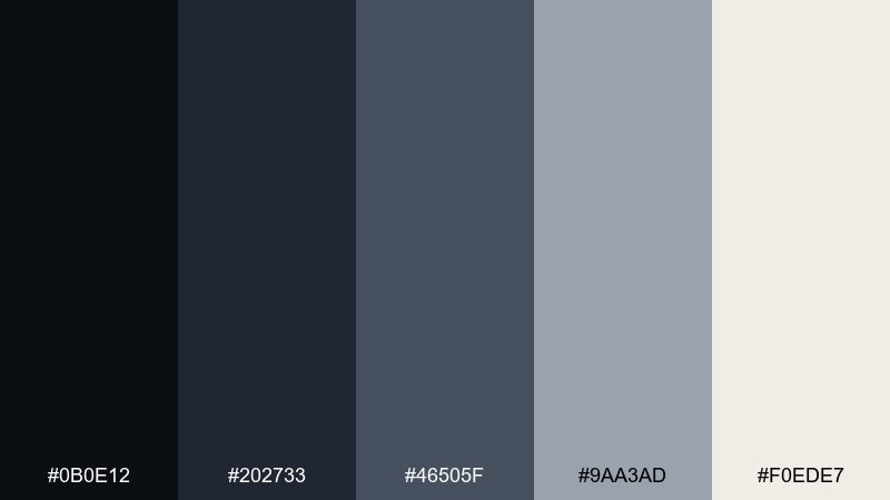 moonlit marble haunted mansion color palette with hex codes