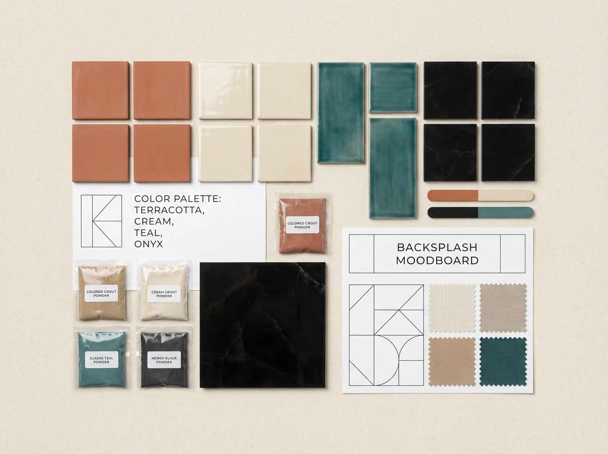 terracotta tile moodboard