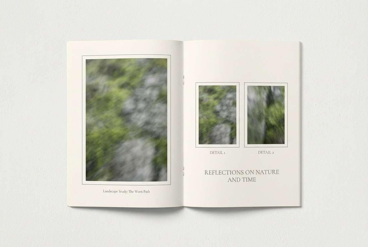 mossy stone photo layout