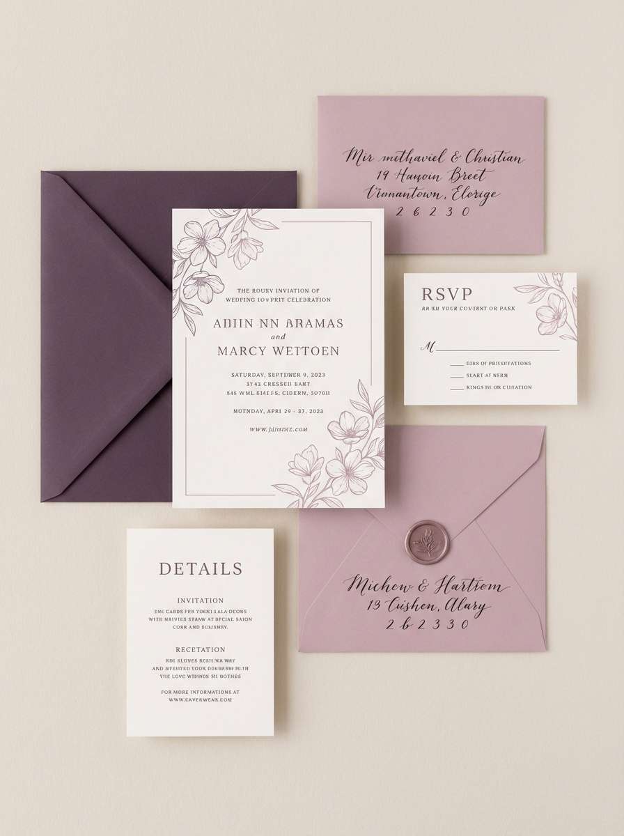 wedding invitation design