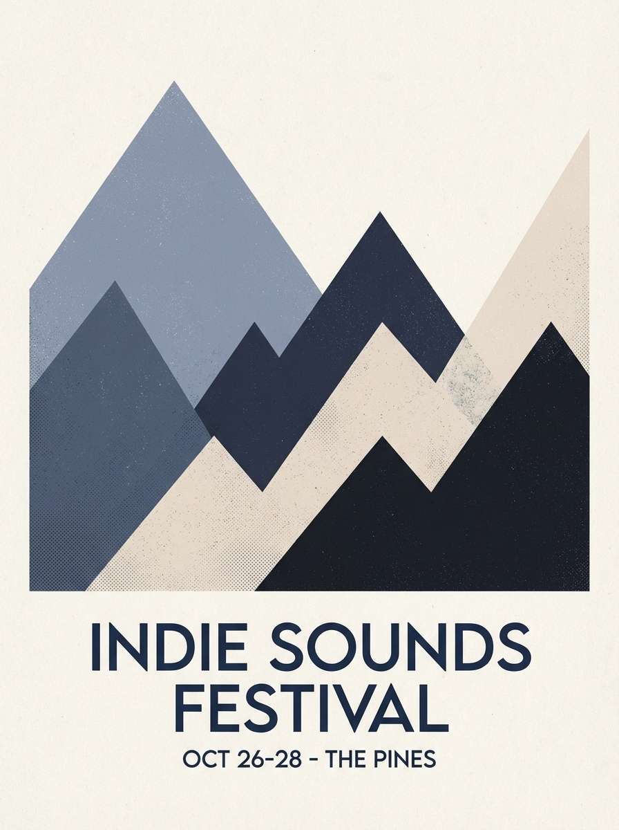 indie music poster