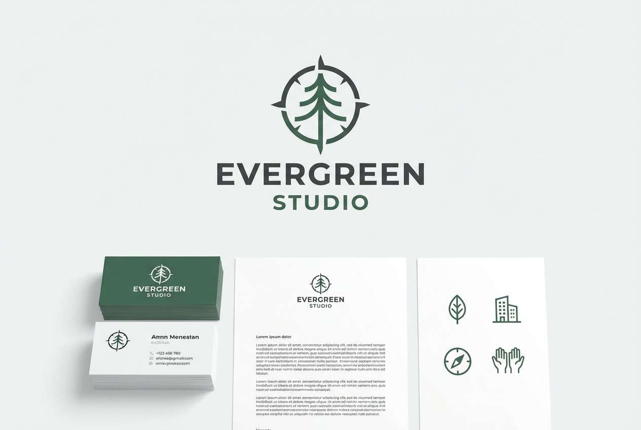 brand identity kit mockup
