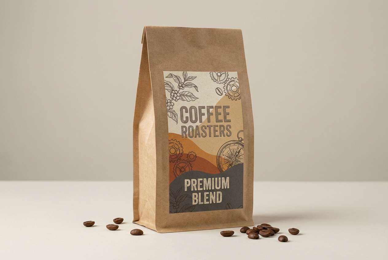 coffee label packaging