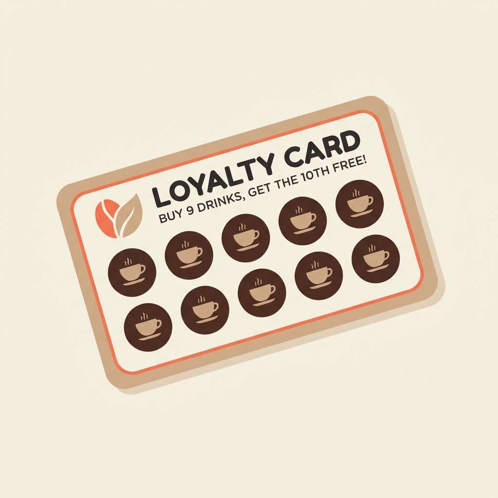 cafe loyalty card