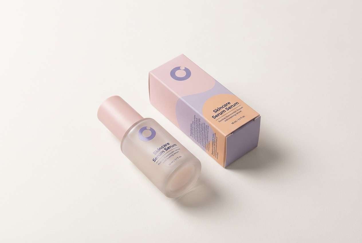 pastel skincare packaging